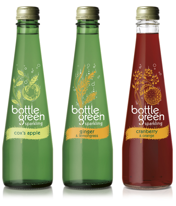 green juice in bottle