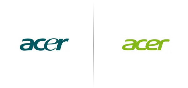 New logo designed for Chinese computer component and peripheral manufacturer Acer