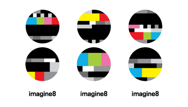 Logo designed by Blow for video production, sound design and DJ management business Imagine8