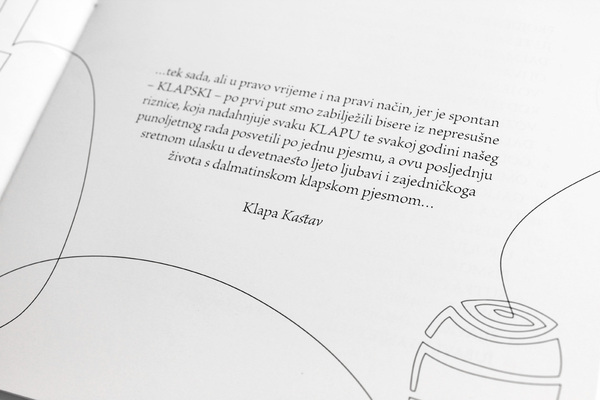 Illustrated packaging designed by Cipmann for Croatian acapella release Klapa Kastav