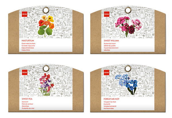 New Packaging for HEMA Grow Your Own by Studio Kluif