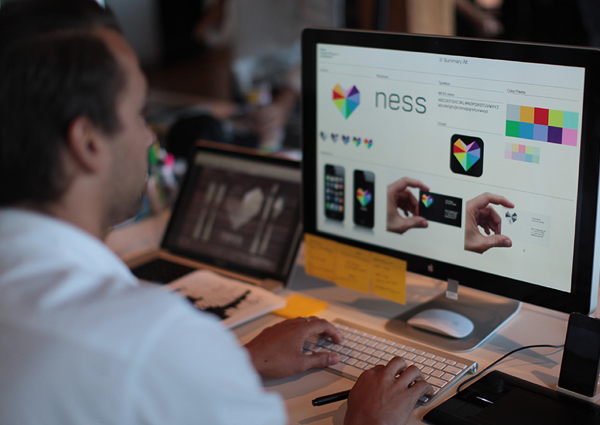 Ness - Logo and mobile experience designed by Moving Brands