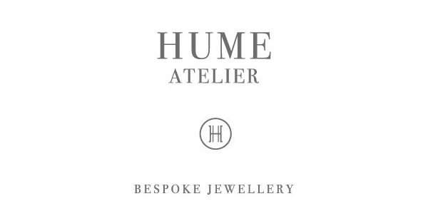 Logo design by Glasfurd & Walker for bespoke jewellery design and production studio Hume Atelier