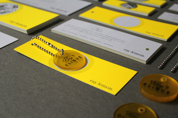 Print work by Leib Und Seele for Heilbronn based bar Ray Lemon's monthly event Menu in Yellow