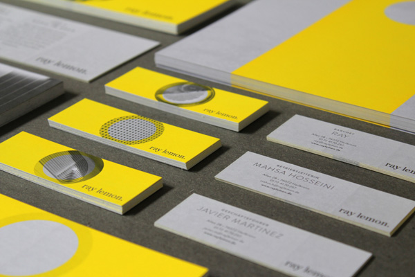 Print work by Leib Und Seele for Heilbronn based bar Ray Lemon's monthly event Menu in Yellow