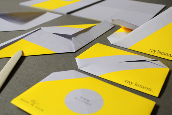 Print work by Leib Und Seele for Heilbronn based bar Ray Lemon's monthly event Menu in Yellow