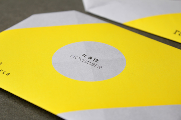 Print work by Leib Und Seele for Heilbronn based bar Ray Lemon's monthly event Menu in Yellow