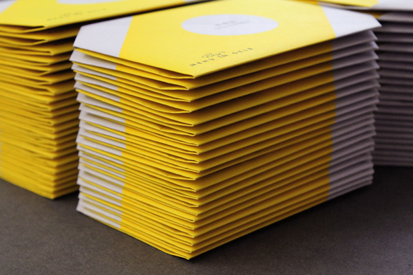 Print work by Leib Und Seele for Heilbronn based bar Ray Lemon's monthly event Menu in Yellow