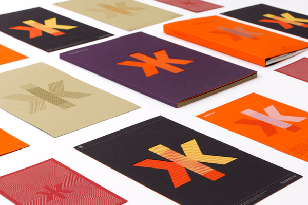 Logo and print with coloured paper and die cut details created by Blast for premium sustainable paper brand Keaykolour