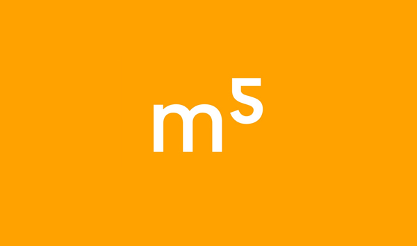 Logo for Helsinki based architectural, urban planning and furniture design studio M5