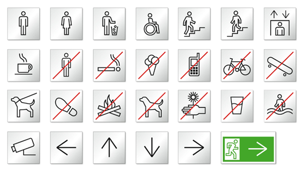 Icons designed by Studio Najbrt for CZ Ministry of Foreign Affairs