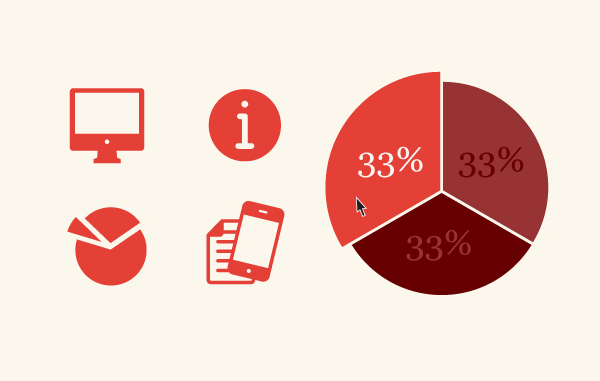 Icons created by Christian Bielke for web production and advertising company Raconteur