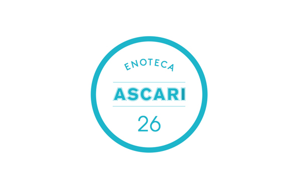 Logo designed by Blok for Toronto based Italian restaurant Ascari Enoteca