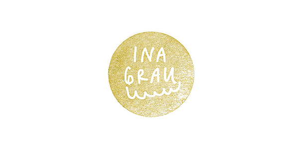 Logotype designed by Anthony Lane for sophisticated handcrafted shoe brand Ina Grau