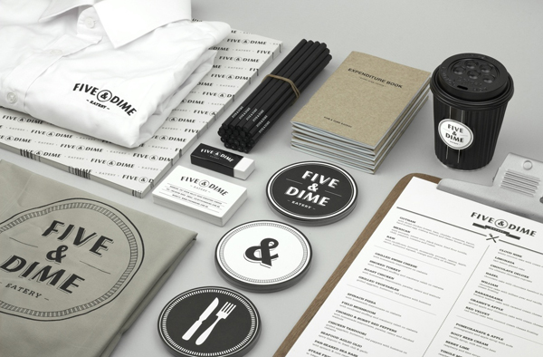 Five & Dime - Logo and branding by Bravo Company