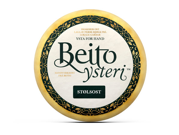Packaging and logotype created by Strømme Throndsen Design for Norwegian cheese brand Beito Ysteri