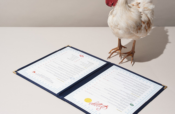 Menu designed by Tractorbeam for Texas based restaurant Sissy's Southern Kitchen
