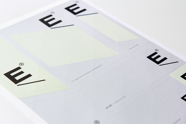 Logo and stickers designed by Blok for Mexican industrial design studio Etxe