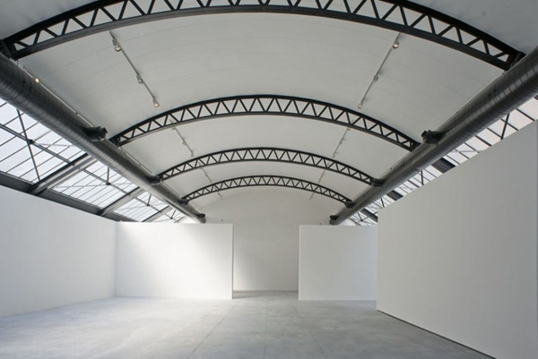 Interior of Brussels based private gallery and contemporary art centre CAB