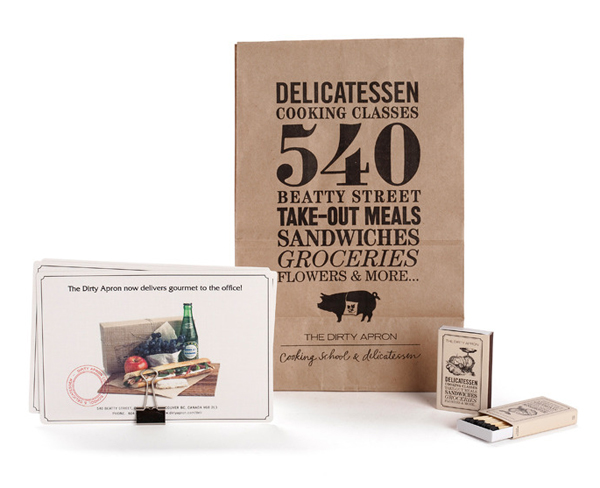 Packaging created by Glasfurd & Walker for delicatessen The Dirty Apron