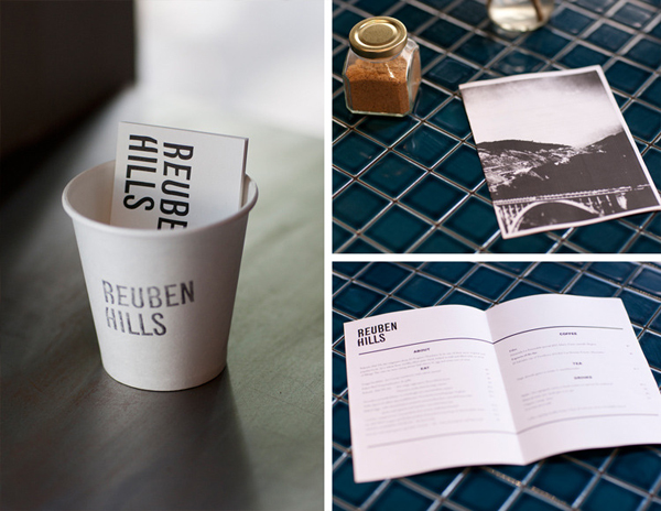 Logo and print designed by Luke Brown for coffee roastry and cafe Ruben Hills