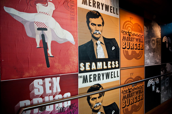 Interior artwork for The Merrywell developed by CIP