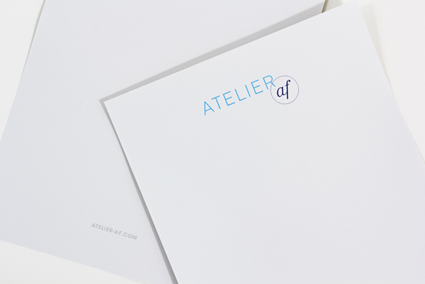 Atelier af - Logo and branding created by Blok