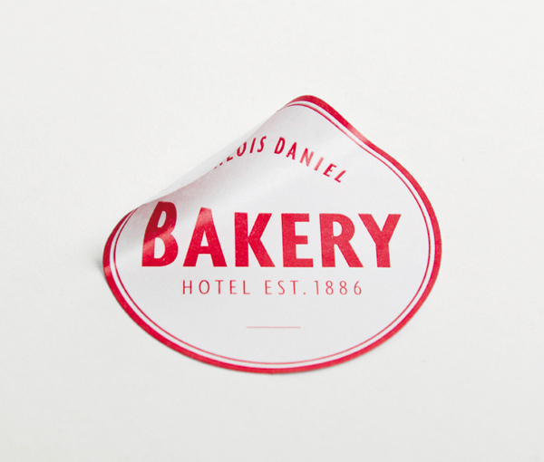 Logo and sticker designed by Moodley for Vienna and Graz based luxury hotel Daniel