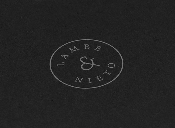 Logo designed by Boscos for Spanish translation service provider Lambe & Nieto