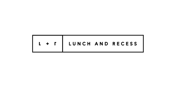 Logo designed by Fuzzco for video production company Lunch And Recess