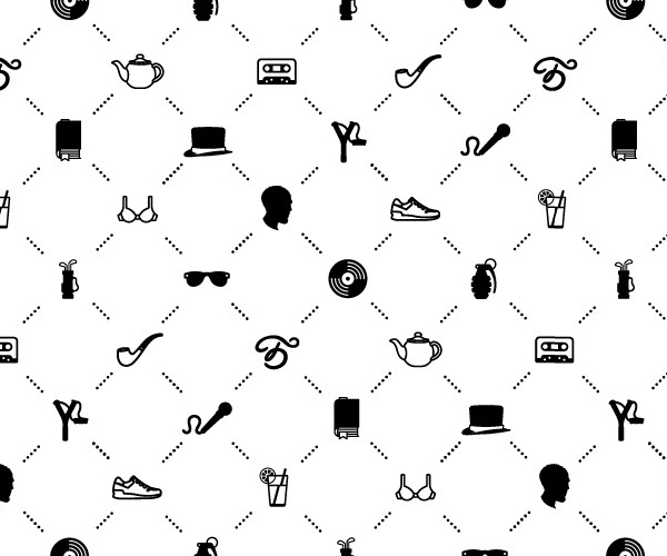 Pattern and iconography designed by The Bakery for Moscow-based musician Batishta