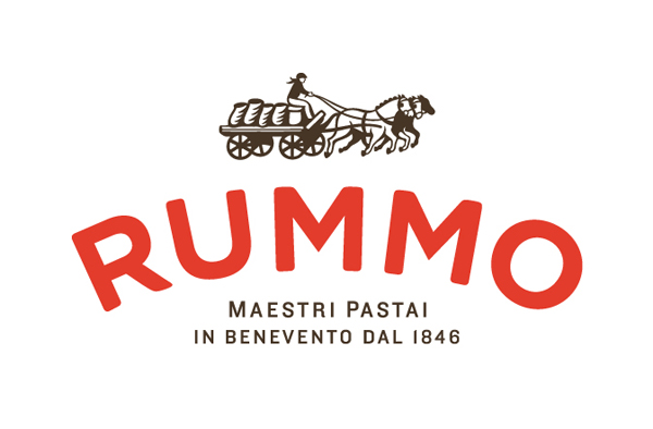 Logo for pasta brand Rummo designed by Irving & Co.