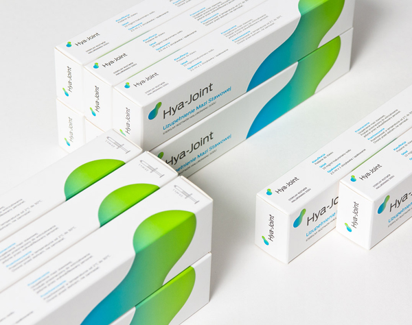 Packaging and rebranding for osteoarthritis pain relief product Hya-Joint designed by Artentiko