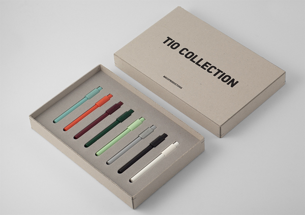 Pen box for furniture company Massproductions designed by Britton Britton