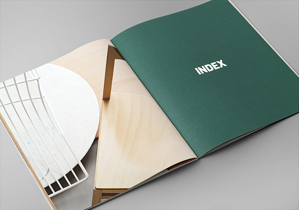 Catalogue design for furniture company Massproductions created by Britton Britton