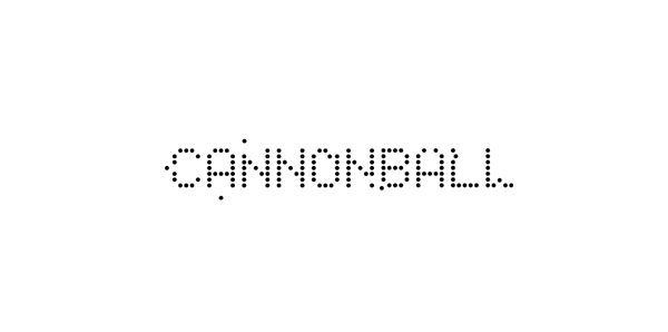 Logo design for Spanish production studio The Cannonball designed by Lo Siento