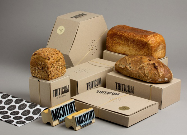 Bakery packaging for Triticum designed by Lo Siento