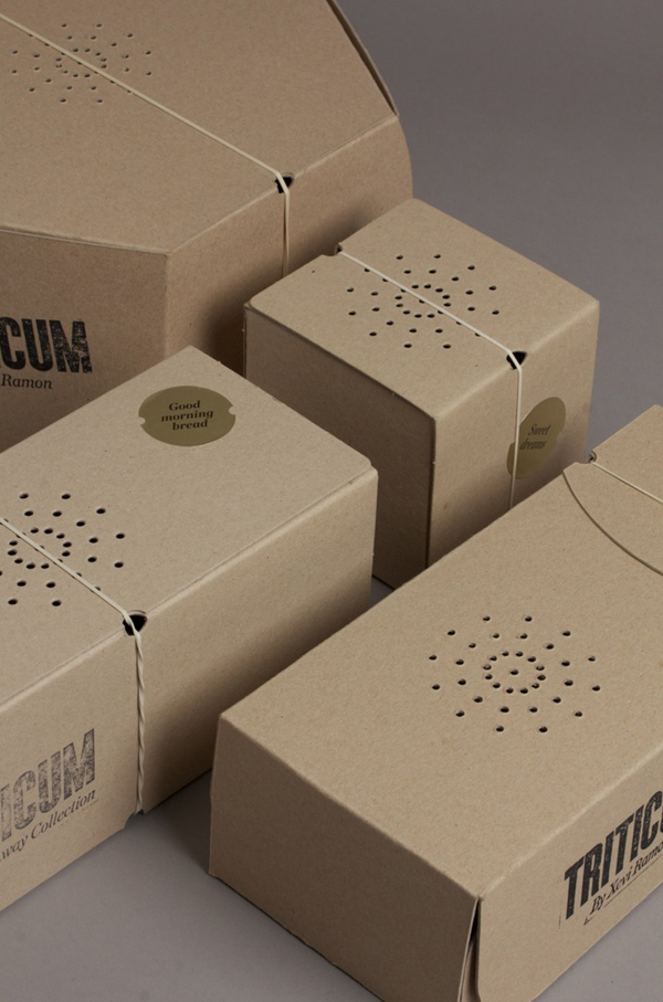 Bakery packaging for Triticum designed by Lo Siento