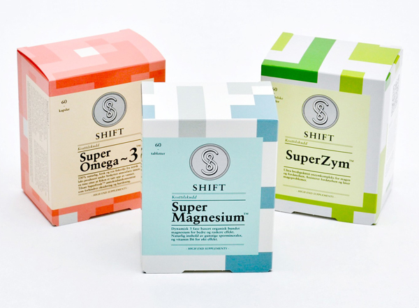 Packaging design by Ghost for supplement Vitalkost Shift