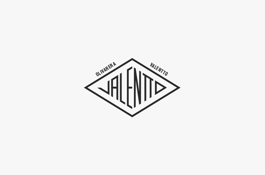 Logotype designed by Anagrama for olive oil brand Valentto