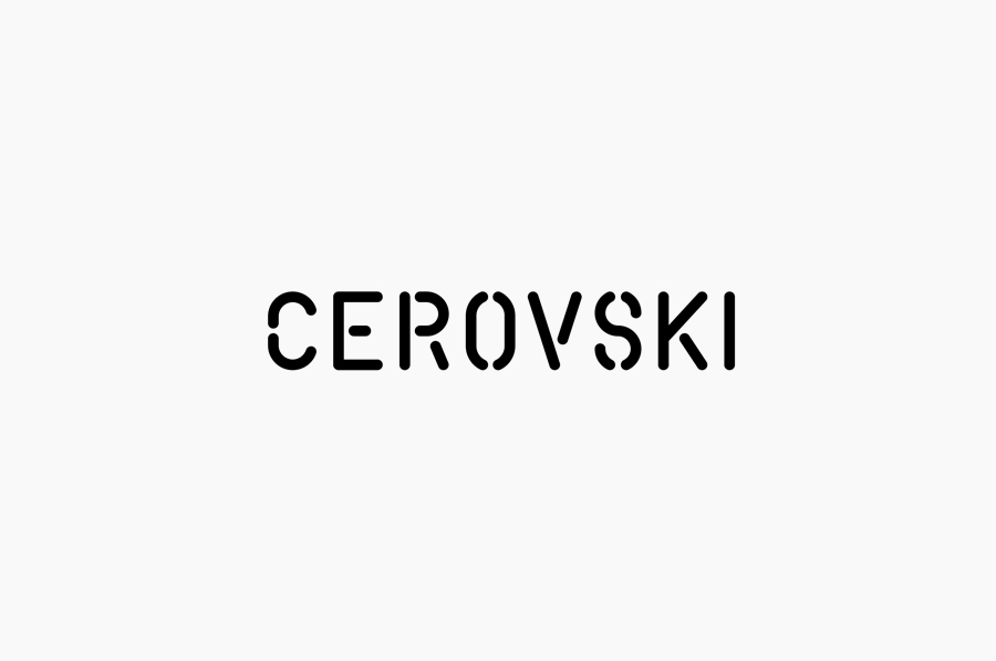 Logo for print production studio Cerovski designed by Bunch