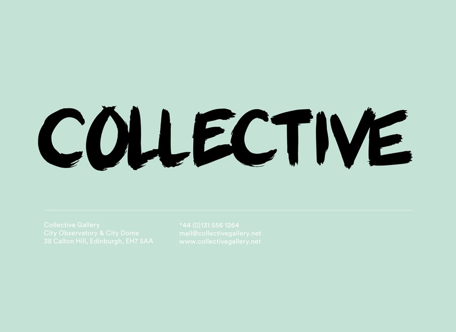 Logotype designed by Graphical House for contemporary visual arts organisation Collective