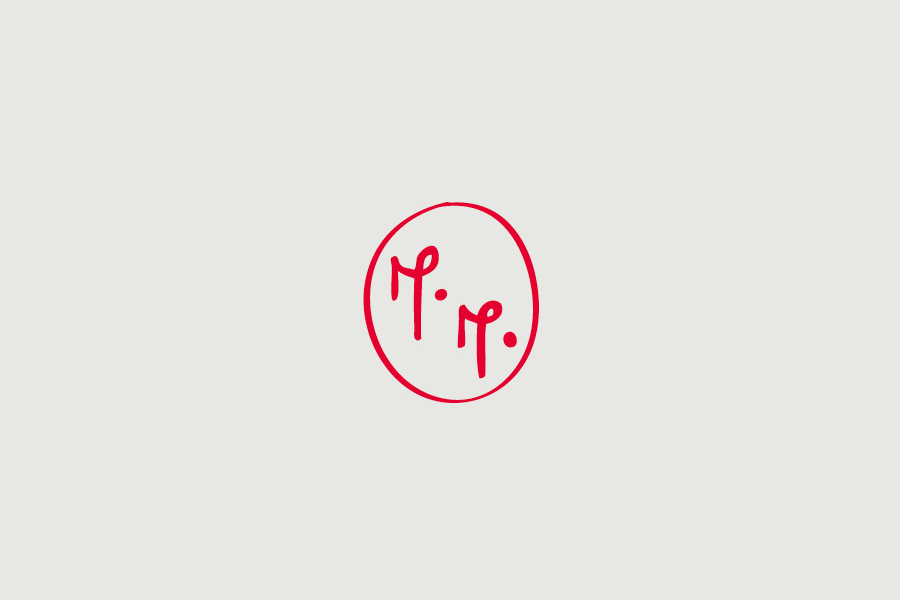 Monogram designed by ico for jewellery brand Mark Milton