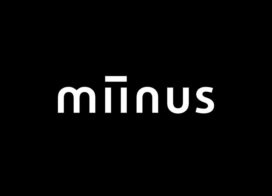 Logotype designed by Bond for Puustilli's new reductionist kitchen Miinus