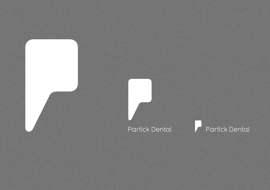 Logo designed by Freytag Anderson for Partick Dental featured on BPO