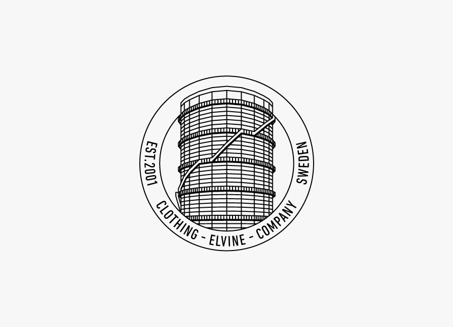 Logo for Swedish fashion and clothing brand Elvine designed by Lundgren+Lindqvist