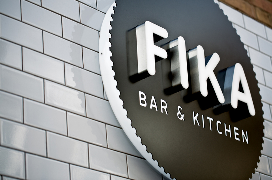 Fika - Signage by Designers Anonymous