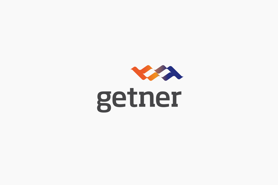 Logo for payroll management company Getner designed by Anagrama