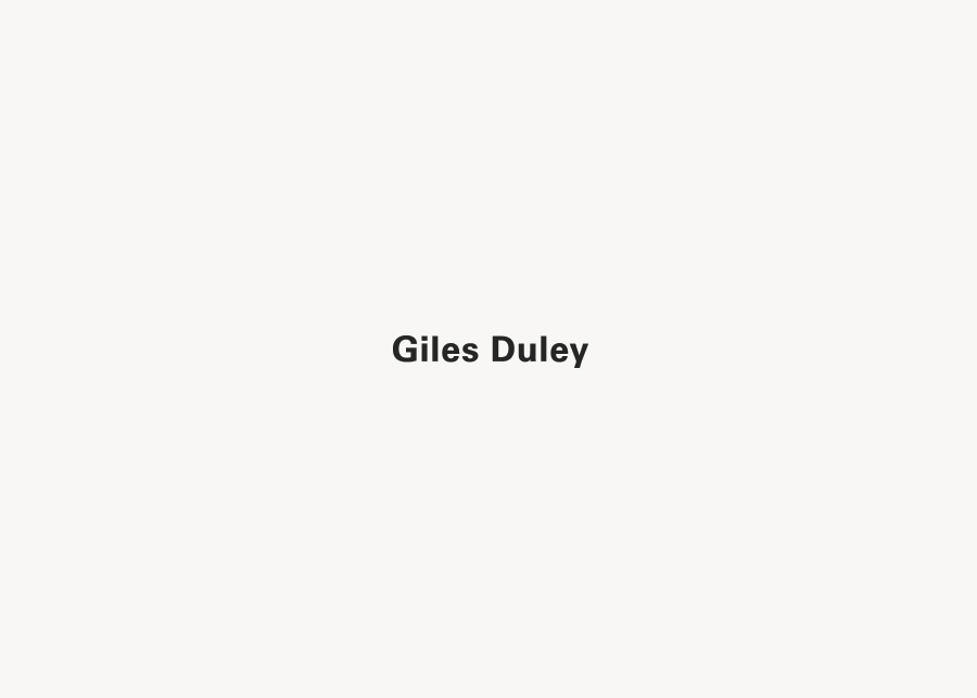 San-serif logotype for photographer Giles Duley designed by Shaz Madani