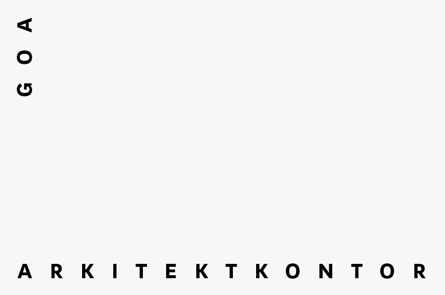 Logotype designed by Heydays for Oslo based architecture studio Goa Arkitektkontor